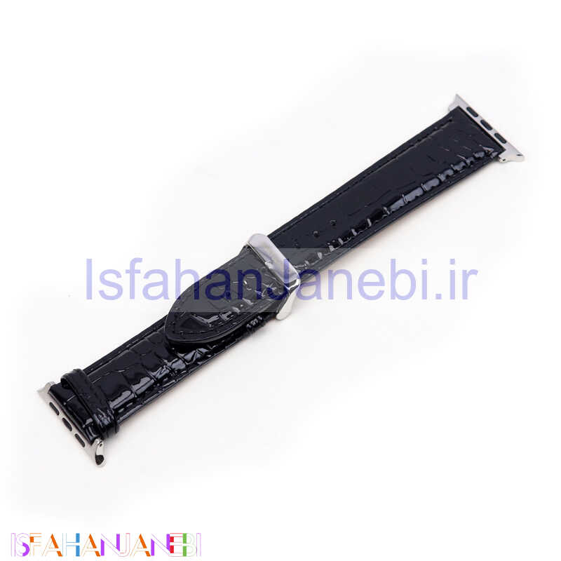 اصفهان جانبی-بند اپل واچ مونت بلانک براق 42/44mm مشکی