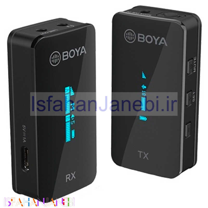 اصفهان جانبی-میکروفون یقه ای بی سیم Boya BY-XM6-S1