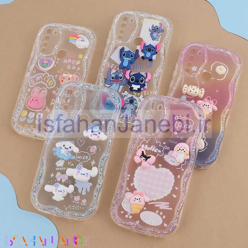 اصفهان جانبی-قاب شاینی شیائومی Redmi Note 8 عروسکی محافظ لنزدار