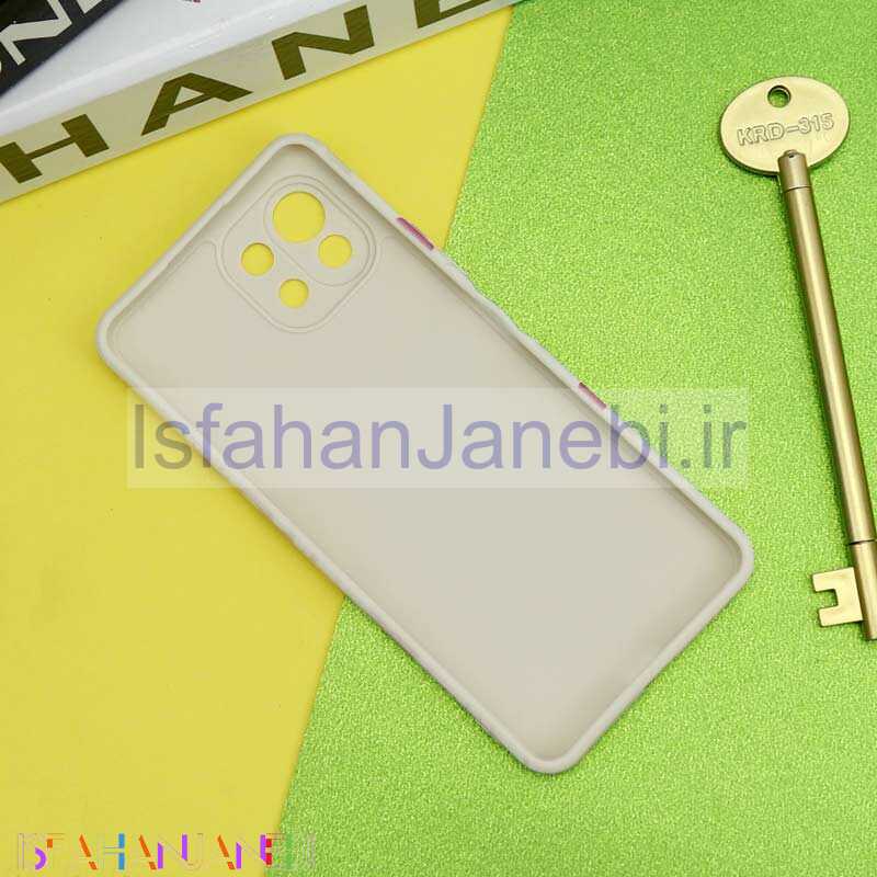 اصفهان جانبی-قاب سیلیکونی محافظ لنزدار طرح گل Xiaomi Mi 11 Lite