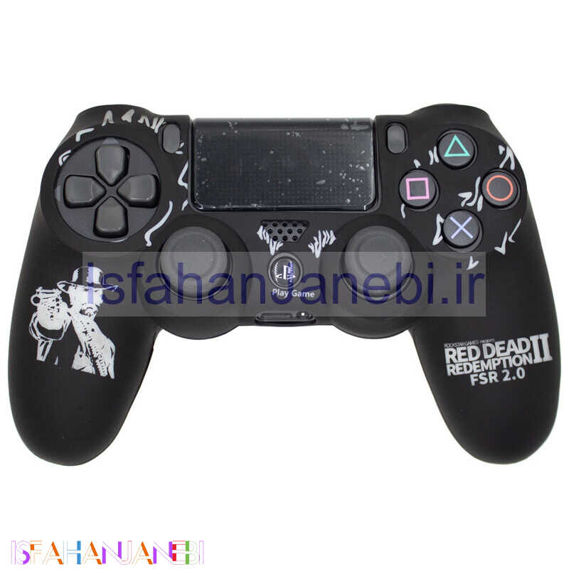 اصفهان جانبی-روکش دسته بازی PS4 طرح Red Dead Redemption 2 مشکی سفید