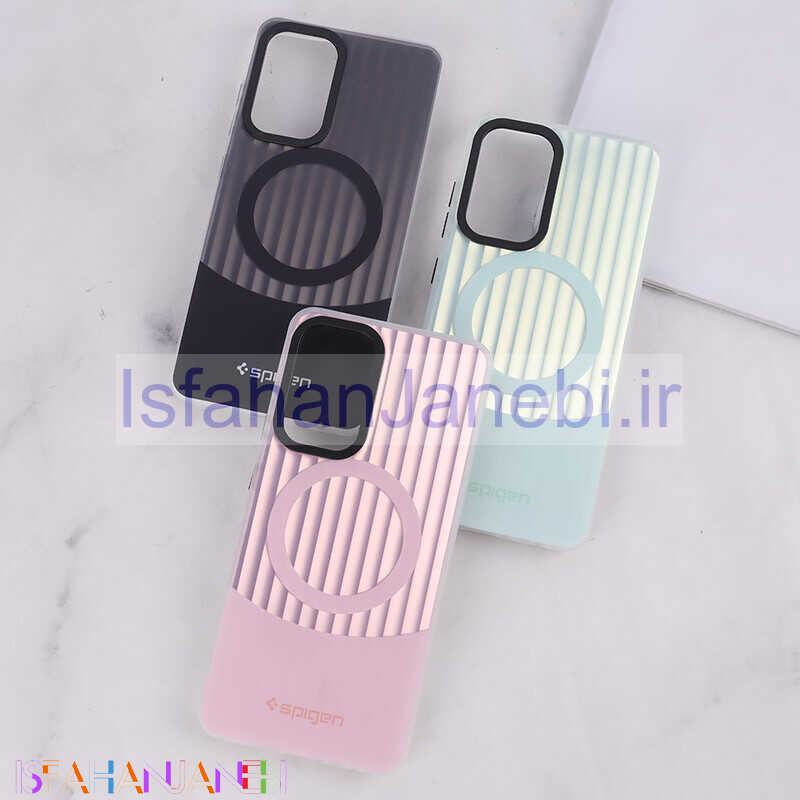 اصفهان جانبی-قاب Spigen 3D سامسونگ Galaxy A52 / A52s کرکره ای طرح مگ سیف