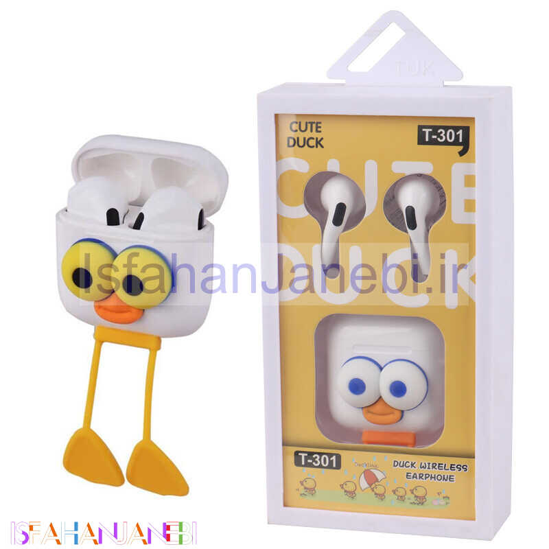 اصفهان جانبی-هندزفری بلوتوثی T-301 Cute Duck
