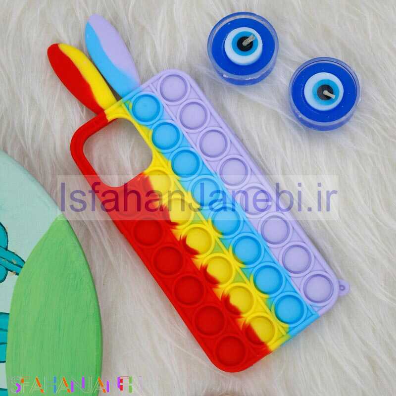 اصفهان جانبی-قاب اورجینال سیلیکونی خرگوشی پاپیتی iPhone 12 Pro Max