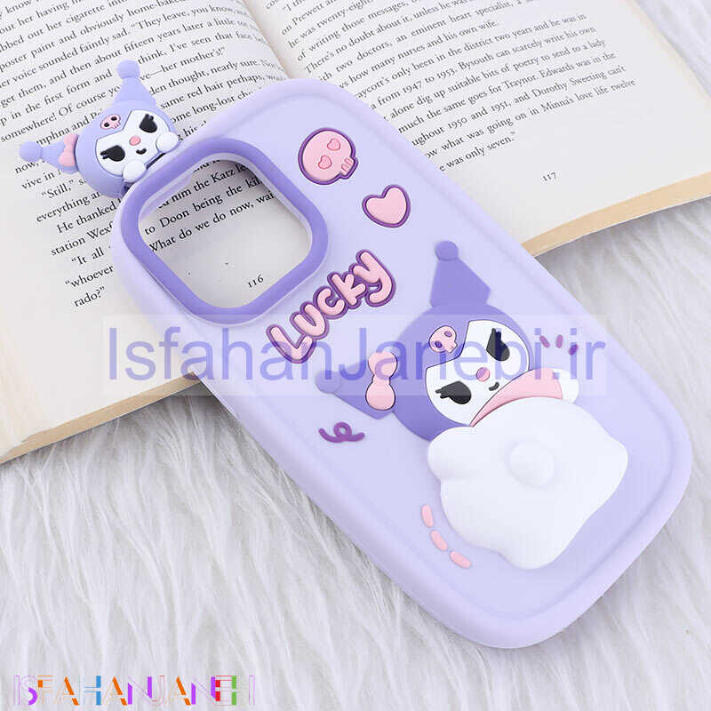 اصفهان جانبی-قاب سیلیکونی فیجت دار آیفون iPhone 15 Pro Max کرومی پروتزی