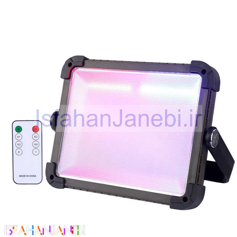 اصفهان جانبی-پروژکتور سیار شارژی و پاور بانک خورشیدی X50 + ریموت کنترل