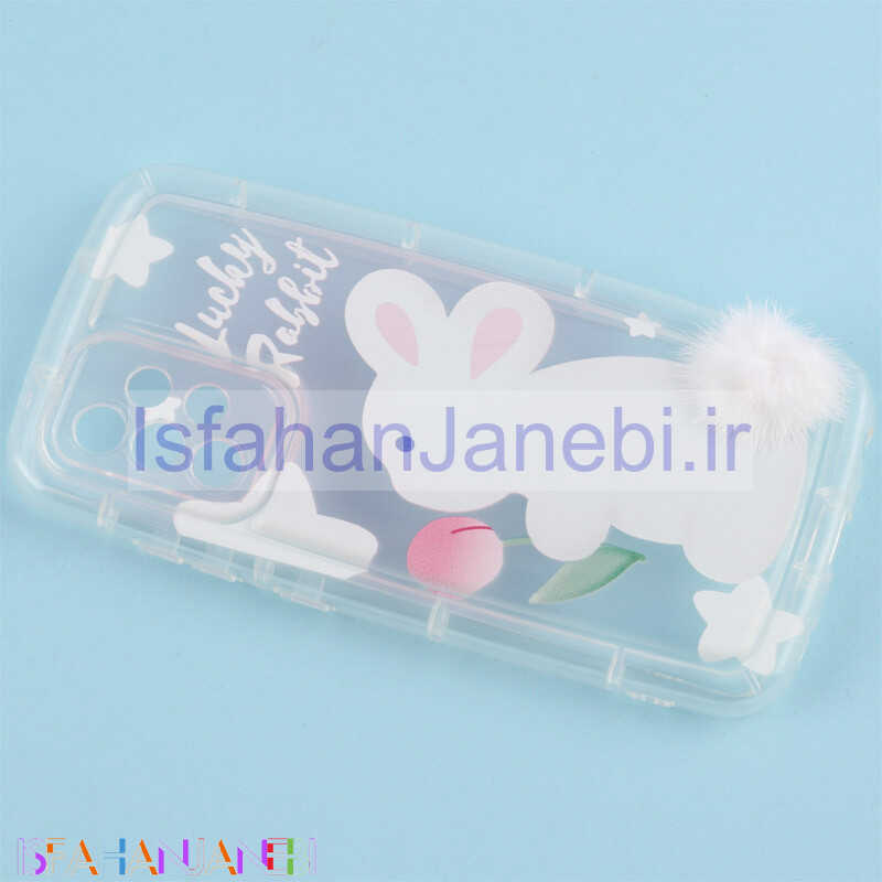 اصفهان جانبی-قاب متال ژله ای Lucky Rabbit محافظ لنزدار Samsung Galaxy A52 / A52s