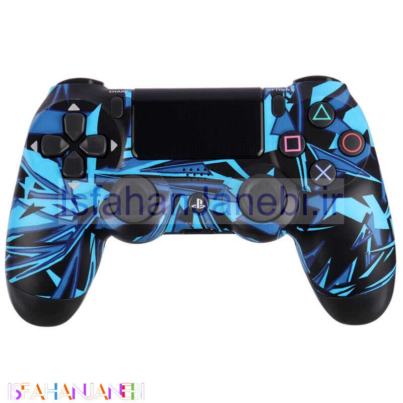 اصفهان جانبی-دسته بازی بی سیم SONY PlayStation 4 DualShock 4 High Copy طرح فانتزی رنگی کد 1