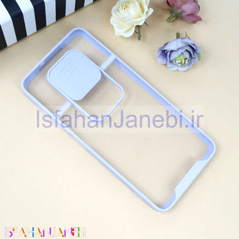 اصفهان جانبی-قاب PC شفاف محافظ لنزدار کشویی Xiaomi Poco X3