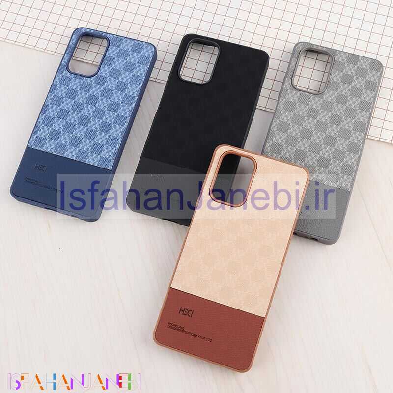 اصفهان جانبی-قاب چرمی HDCI شیائومی Redmi Note 10 4G / 10s دو تکه طرح دار