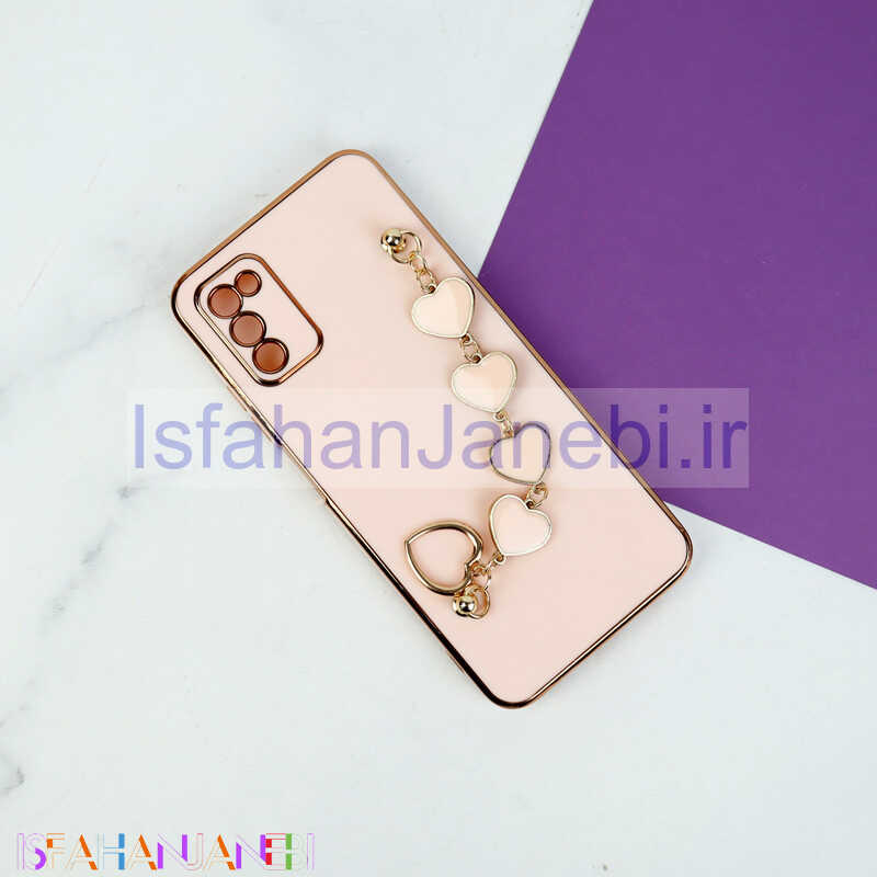 اصفهان جانبی-قاب My Case محافظ لنزدار + بند آویز Samsung Galaxy A03s