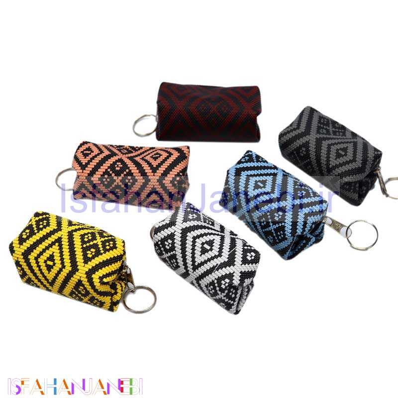 اصفهان جانبی-کیف هندزفری و شارژر طرح گلیم