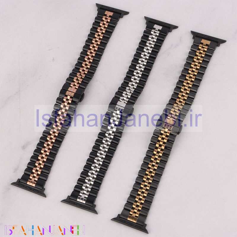 اصفهان جانبی-بند اپل واچ رولکسی 5 بید سایز 42/44/45 میلی متری کد 3