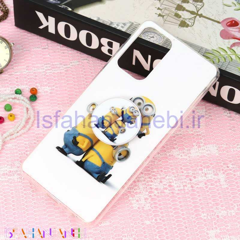 اصفهان جانبی-قاب سوپر IMD دور شفاف پاپ سوکت دار Samsung A72 مینیون