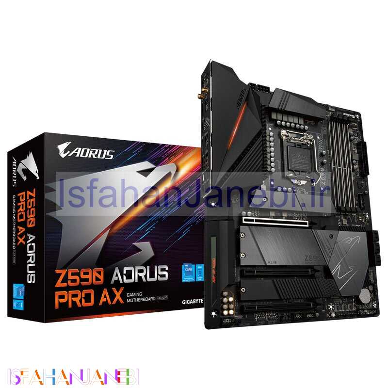 اصفهان جانبی-مادربرد گیگابایت Z590 AORUS PRO rev 1.0 DDR4