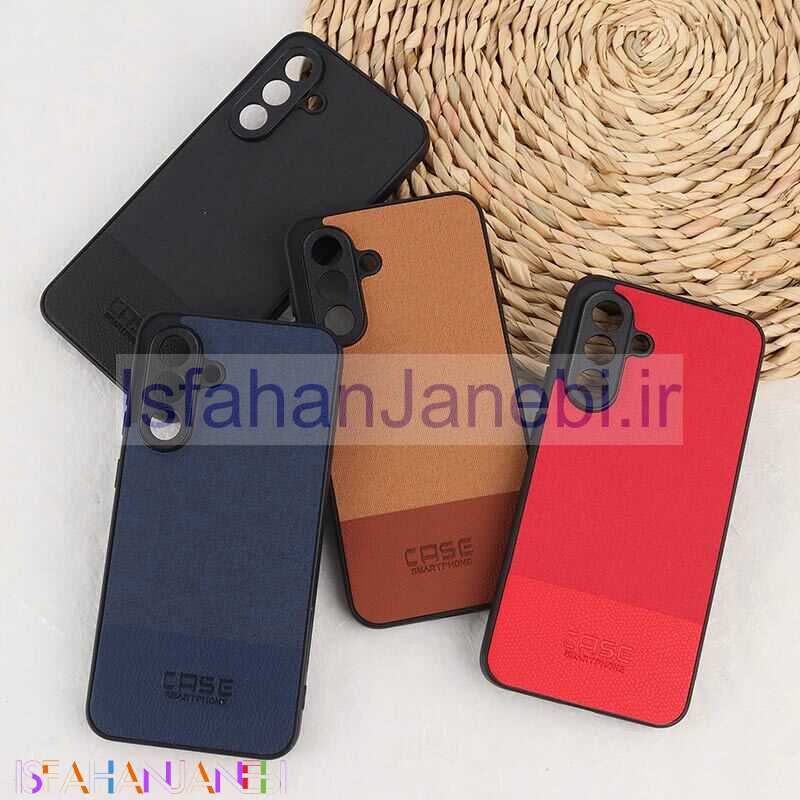 اصفهان جانبی-قاب چرمی Smart Phone سامسونگ Galaxy A36 پارچه ای محافظ لنزدار
