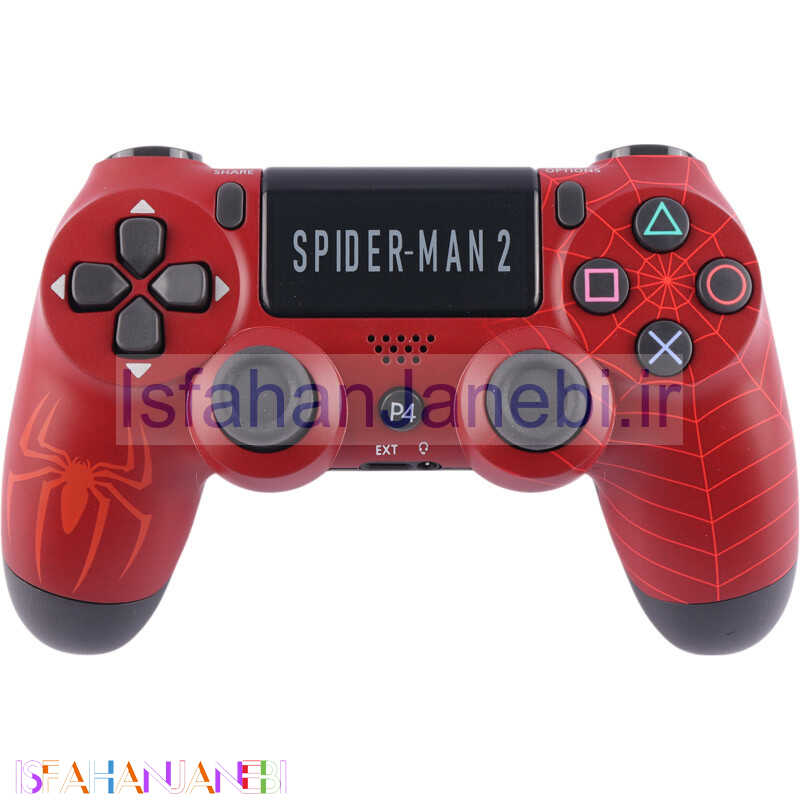 اصفهان جانبی-ست دسته بازی PS4 و کیف دسته Play X طرح Spider-Man 2