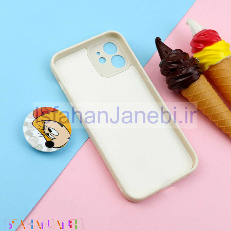 اصفهان جانبی-قاب طرحدار سیلیکونی پاپ سوکت دار میکی موس iPhone 12