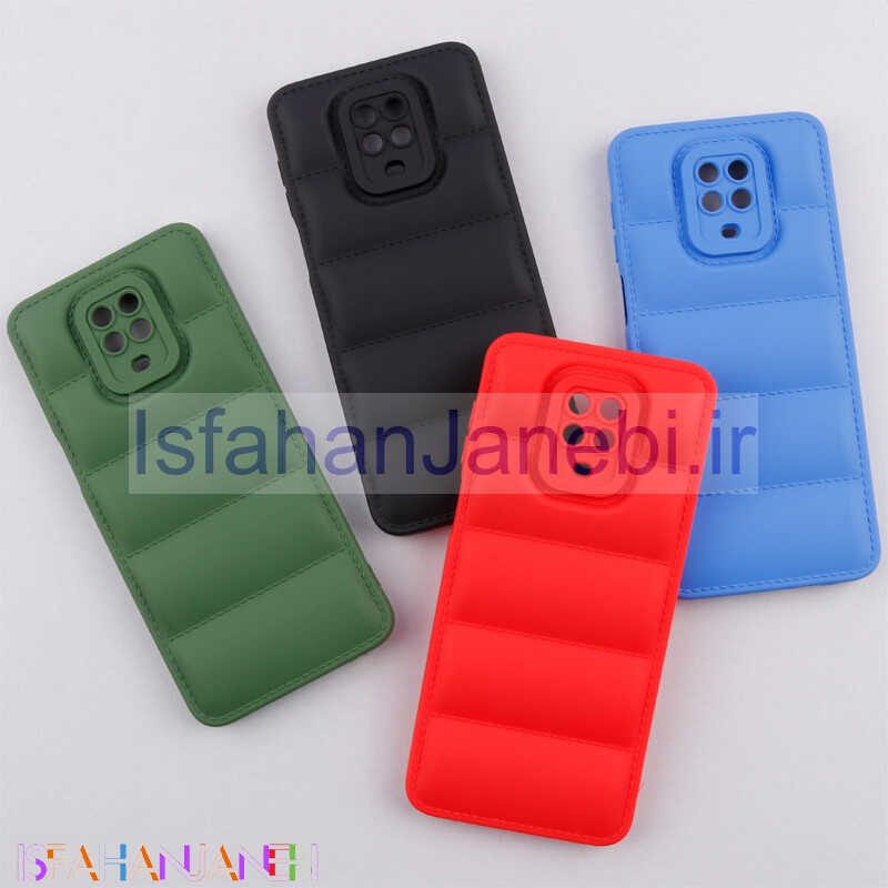 اصفهان جانبی-قاب پافر ژله ای شیائومی Redmi Note 9s / Note 9 Pro / Note 10 Lite محافظ لنزدار