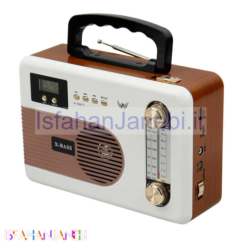 اصفهان جانبی-رادیو اسپیکر بلوتوثی رم و فلش خور Novo A-6087T