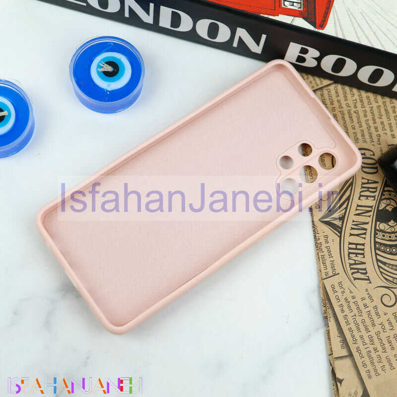 اصفهان جانبی-قاب سیلیکونی عروسکی محافظ لنزدار طرح خرسی صورتی Samsung Galaxy A32 4G