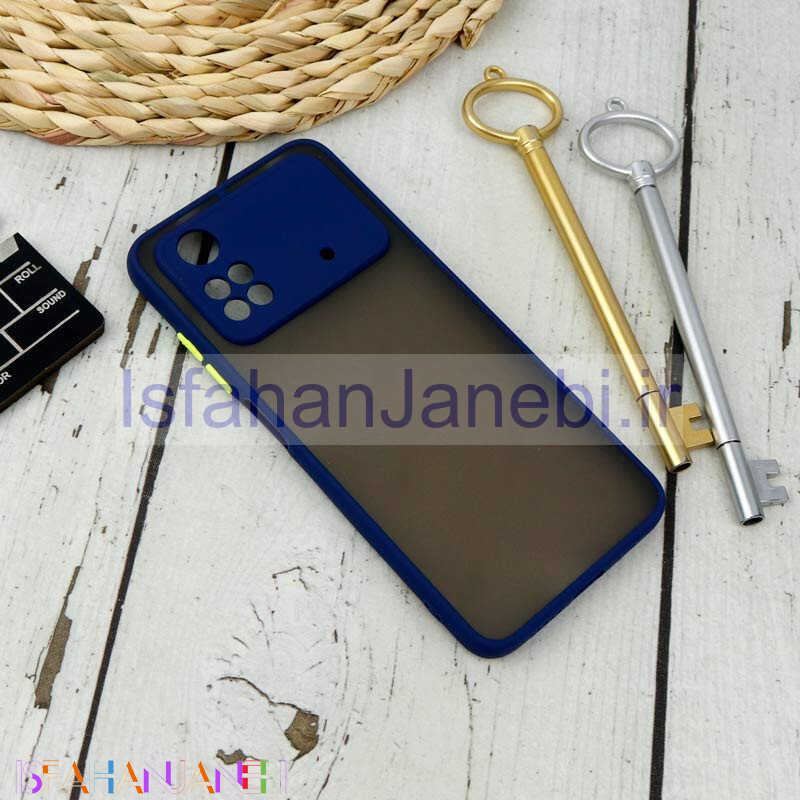 اصفهان جانبی-قاب PC مات محافظ لنز دار Xiaomi Poco M4 Pro