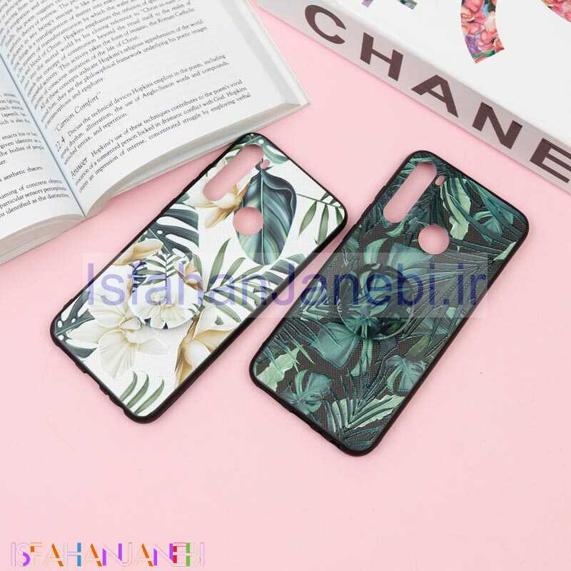 اصفهان جانبی-قاب فانتزی برجسته + پاپ سوکت طرح گل Xiaomi Redmi Note 8 سری F