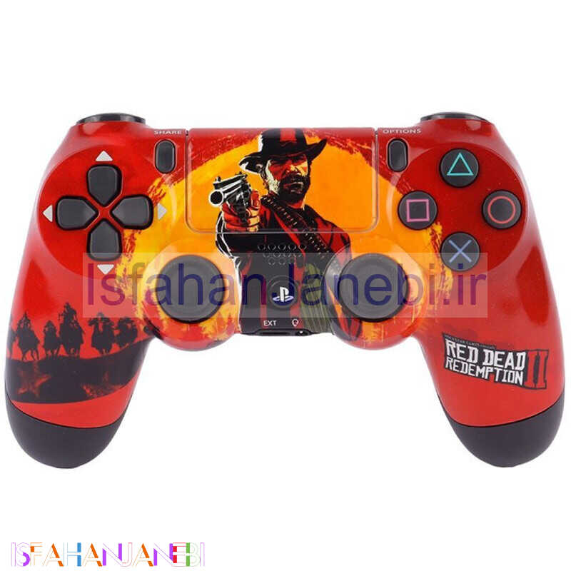 اصفهان جانبی-دسته بازی بی سیم SONY PlayStation 4 DualShock 4 طرح Red Dead Redemption 2