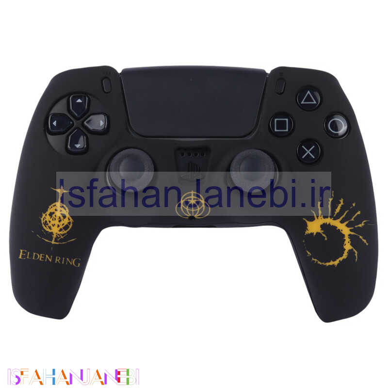 اصفهان جانبی-روکش دسته بازی PS5 طرح Elden Ring مشکی زرد