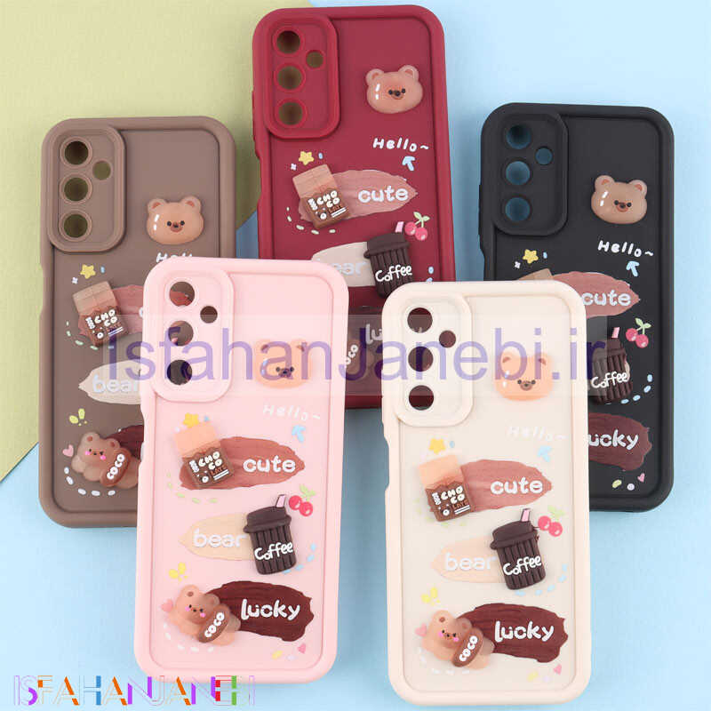 اصفهان جانبی-قاب سولید کیس عروسکی پاستیلی محافظ لنزدار Samsung Galaxy A05s