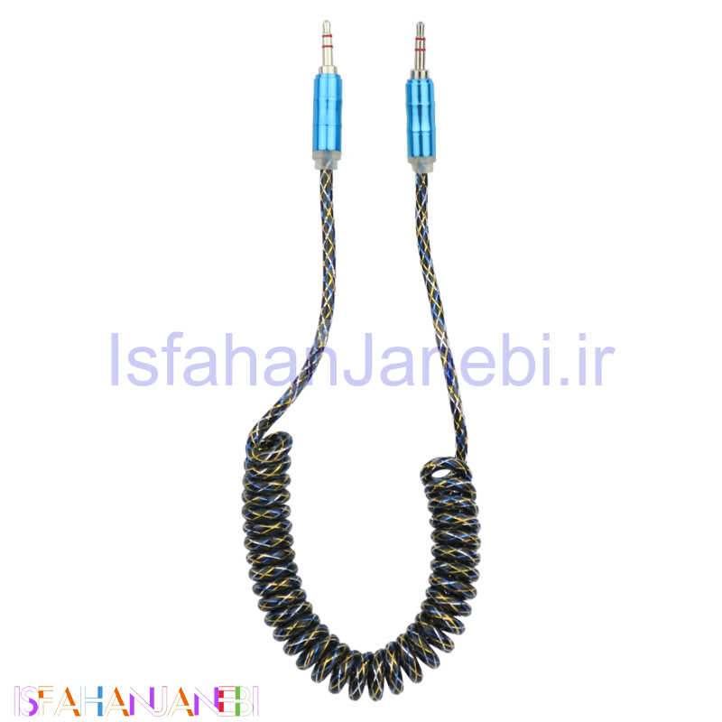 اصفهان جانبی-کابل فنری AUX 40cm طرح دار شرینک