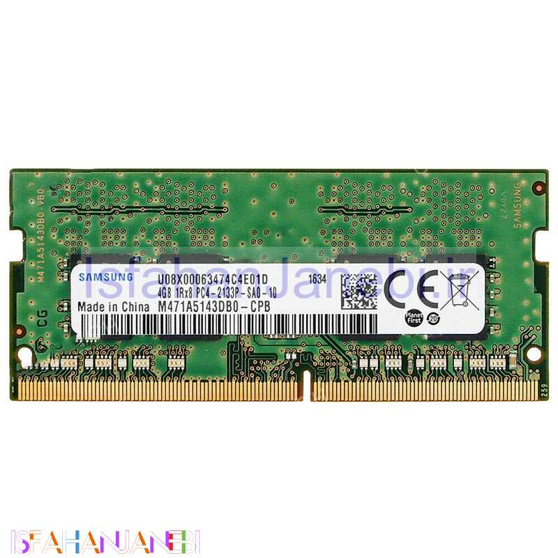 اصفهان جانبی-رم لپ تاپ سامسونگ Samsung DDR4 4GB 2133MHz CL15