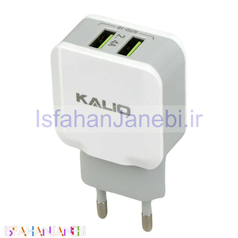 اصفهان جانبی-کلگی فست شارژ Kalio HC-23 2Port 2.4A 12W