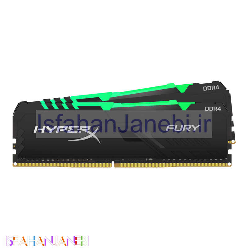 اصفهان جانبی-رم کامپیوتر HyperX FURY RGB DDR4 16GB 3200MHz CL16 Dual