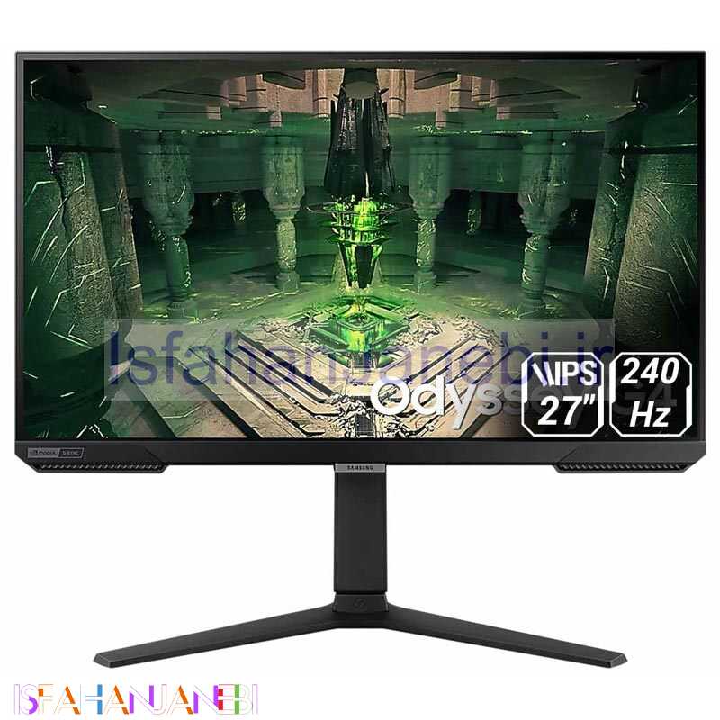 اصفهان جانبی-مانیتور گیمینگ سامسونگ Odyssey G4 LS27BG402EMXUE سایز 27 اینچ