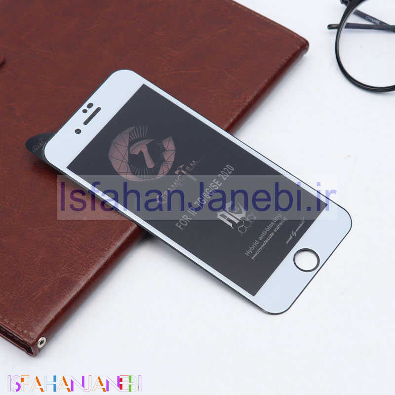 اصفهان جانبی-گلس سرامیکی مات MIETUBL آیفون iPhone 7 / 8 سفید
