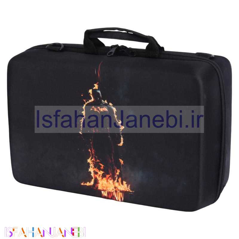 اصفهان جانبی-کیف کنسول بازی PS5 Slim طرح Batman کد 6