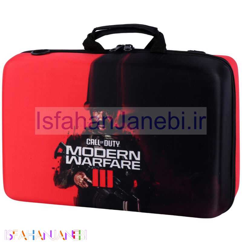 اصفهان جانبی-کیف کنسول بازی PS5 Slim طرح Call of Duty Modern Warfare 3 کد 4