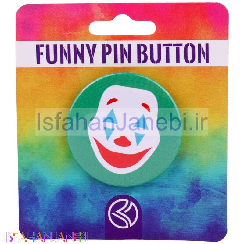 اصفهان جانبی-پیکسل سنجاقی Joker زمینه سبز