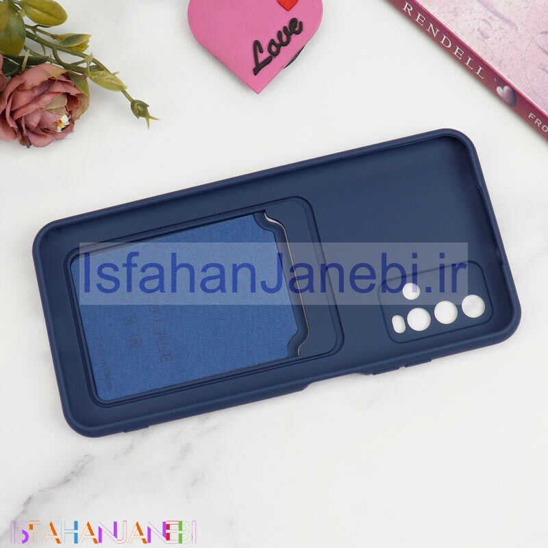 اصفهان جانبی-قاب سیلیکونی جاکارتی دار محافظ لنزدار Xiaomi Redmi 9T