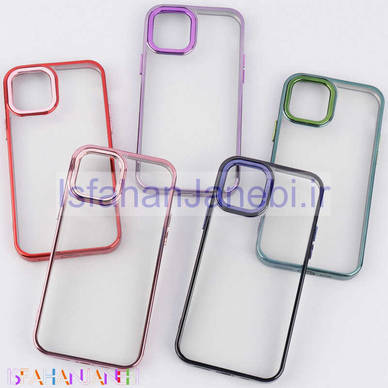 اصفهان جانبی-قاب شفاف متال ایرون ژله ای iPhone 12 / 12 Pro