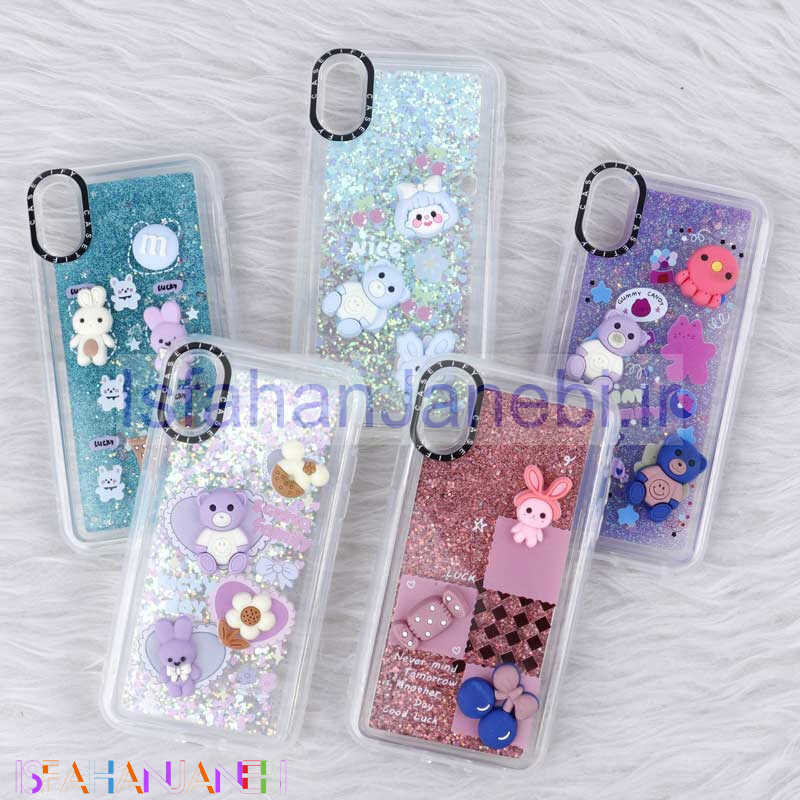 اصفهان جانبی-قاب آکواریومی Casetify آیفون iPhone X عروسکی برجسته