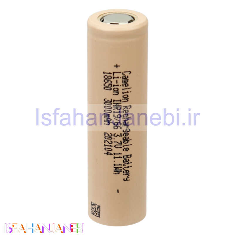 اصفهان جانبی-باتری لیتیوم استوانه ای Camelion INR18650P-30BCCB 3000mAh