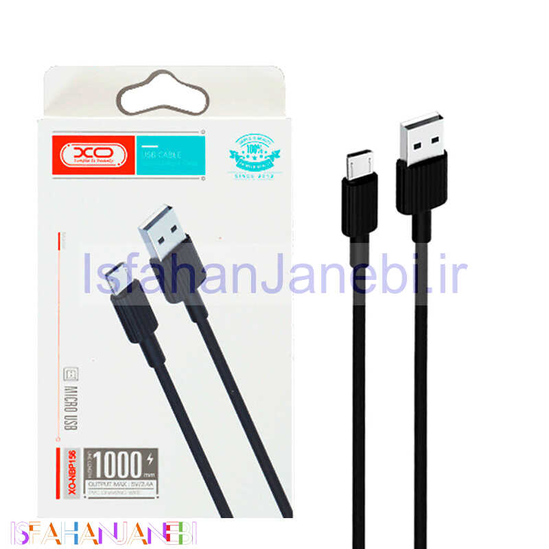 اصفهان جانبی-کابل میکرو یو اس بی فست شارژ XO XO-NB156 2.4A 1m