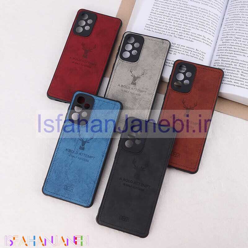 اصفهان جانبی-قاب چرمی A Bold Attempt سامسونگ Galaxy A73 محافظ لنزدار