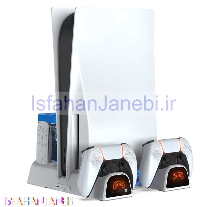 اصفهان جانبی-فن خنک کننده و شارژر دسته بازی PS5 دابی TP5-1511