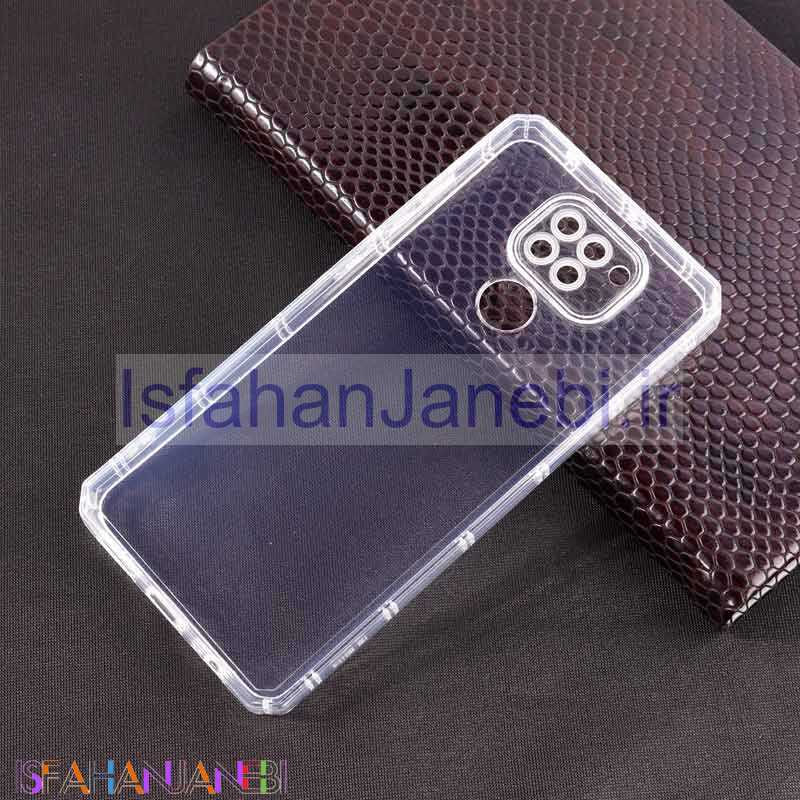 اصفهان جانبی-قاب ژله ای بی رنگ محافظ لنزدار Xiaomi Redmi Note 9