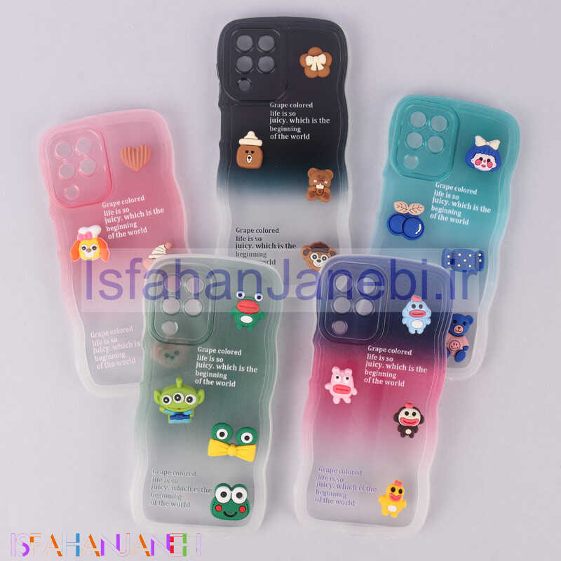 اصفهان جانبی-قاب عروسکی برجسته دو رنگ محافظ لنزدار Samsung Galaxy M33