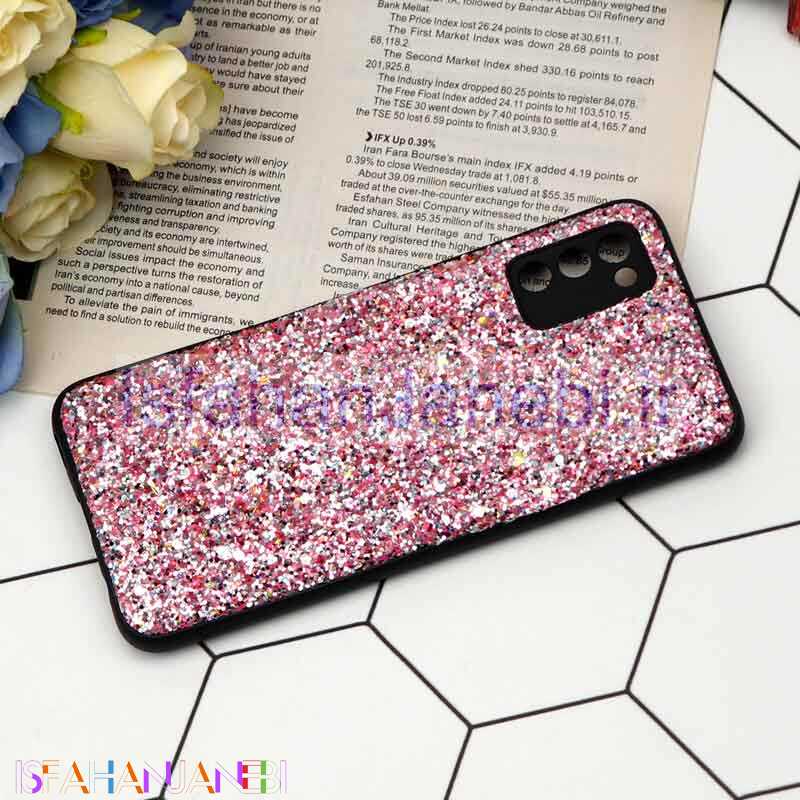 اصفهان جانبی-قاب محافظ لنزدار چرم اکلیلی Samsung Galaxy A03s / A02s