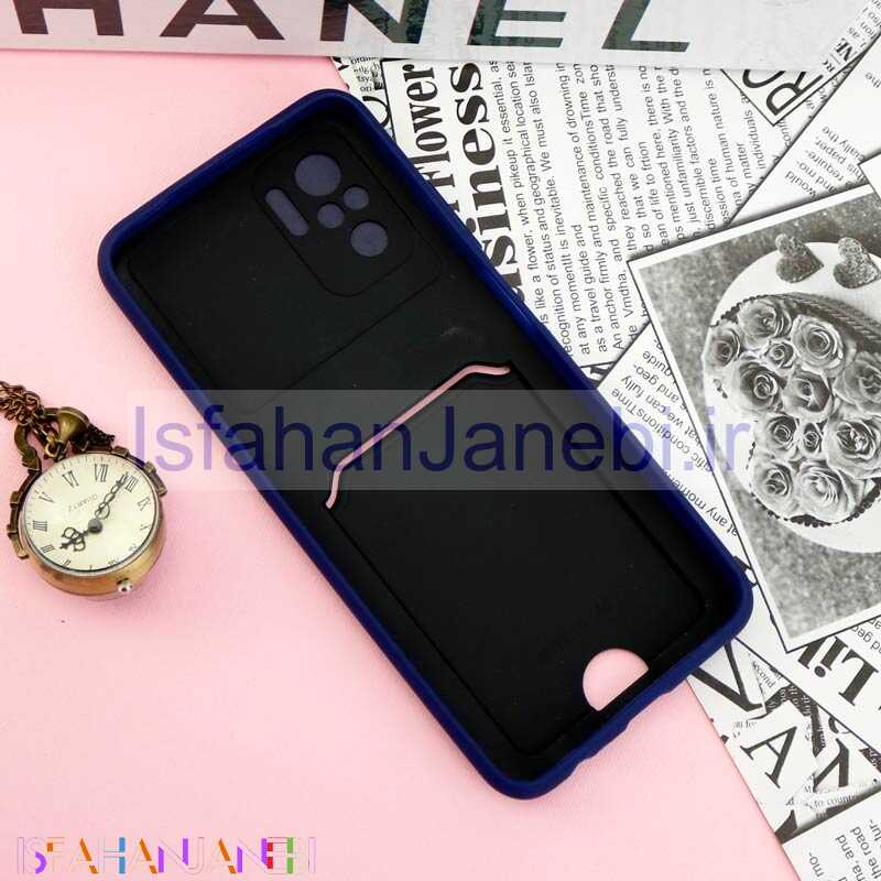 اصفهان جانبی-قاب ضد ضربه جاکارتی دار محافظ لنز کشویی کلاسیک Xiaomi Redmi Note 10 4G / Note 10s